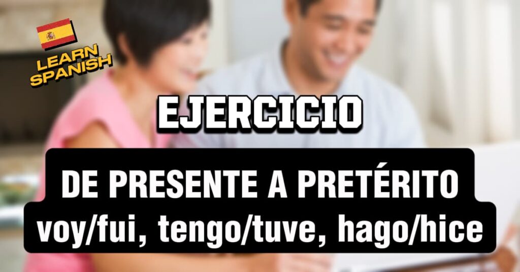 Esercizio 15 frasi: trasforma il verbo da presente a preterito